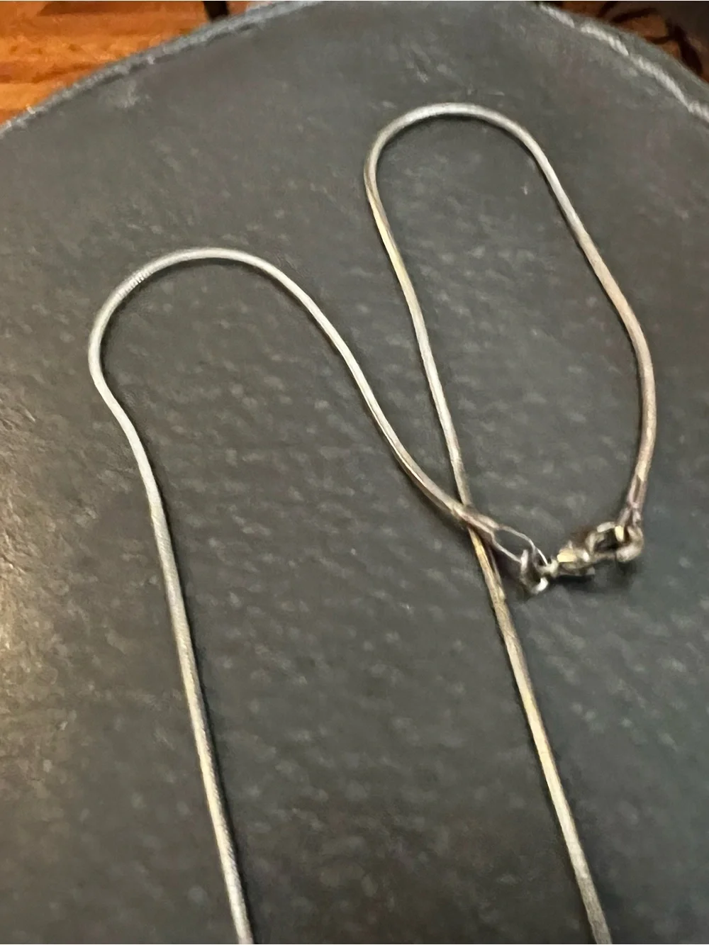 Silver Palm Tree Crystal Pendant Necklace - Silver